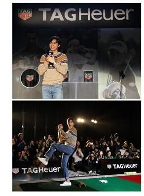 李易峰和TAG Heuer泰格豪雅联合设计的雪花圣诞树正式带入圣诞时刻(图4)