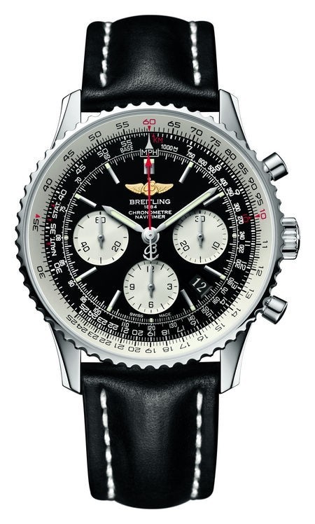 百年灵航空计时01腕表(Navitimer 01) 用精准定位绅士风范(图4)