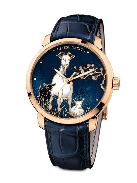 Ulysse Nardin 雅典表系列 彩绘腕表集工艺之大成(图3) Ulysse Nardin 雅典表系列 彩绘腕表集工艺之大成(图3)