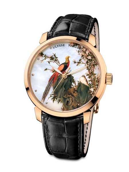 Ulysse Nardin 雅典表系列 彩绘腕表集工艺之大成(图5) Ulysse Nardin 雅典表系列 彩绘腕表集工艺之大成(图5)
