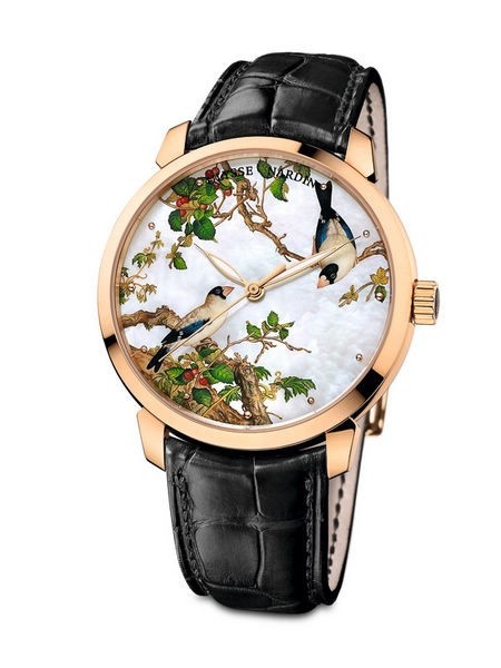 Ulysse Nardin 雅典表系列 彩绘腕表集工艺之大成(图6) Ulysse Nardin 雅典表系列 彩绘腕表集工艺之大成(图6)