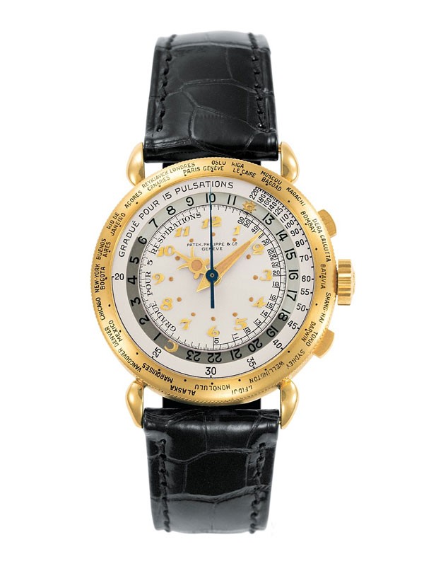 Patek Philippe 百达翡丽编号5930G新款世界时间计时秒表(图3)