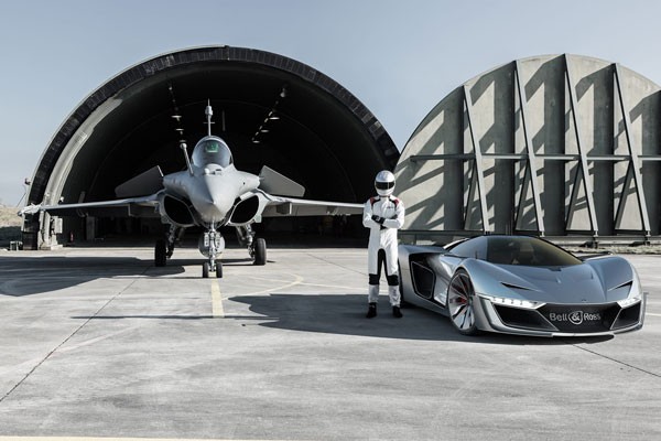 BR 03 Aero GT腕表和Aero GT概念车都是高科技、高性能的结晶(图1)