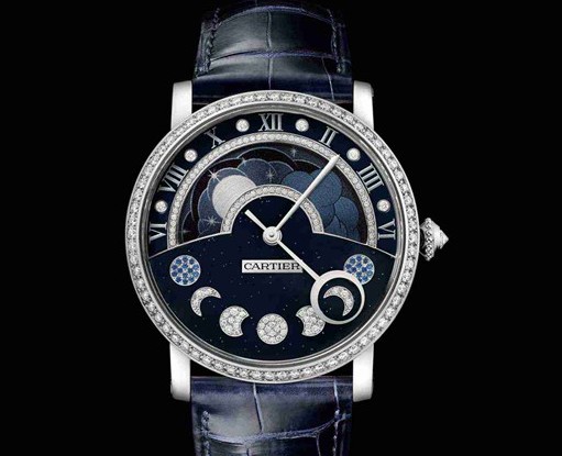 独有的魅力表款：卡地亚 Rotonde de Cartier 猎豹装饰腕表(图2)