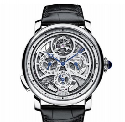 独有的魅力表款：卡地亚 Rotonde de Cartier 猎豹装饰腕表(图3)
