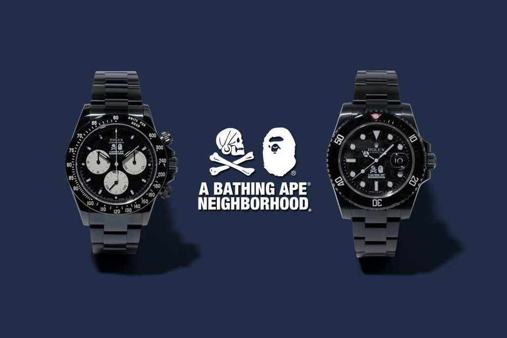 A BATHING APE x NEIGHBORHOOD 联名炮制两款腕表(图1) A BATHING APE x NEIGHBORHOOD 联名炮制两款腕表(图1)