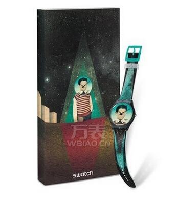 日本漫画家松浦浩之与Swatch联名推出的限量版套装腕表(图7) 日本漫画家松浦浩之与Swatch联名推出的限量版套装腕表(图7)