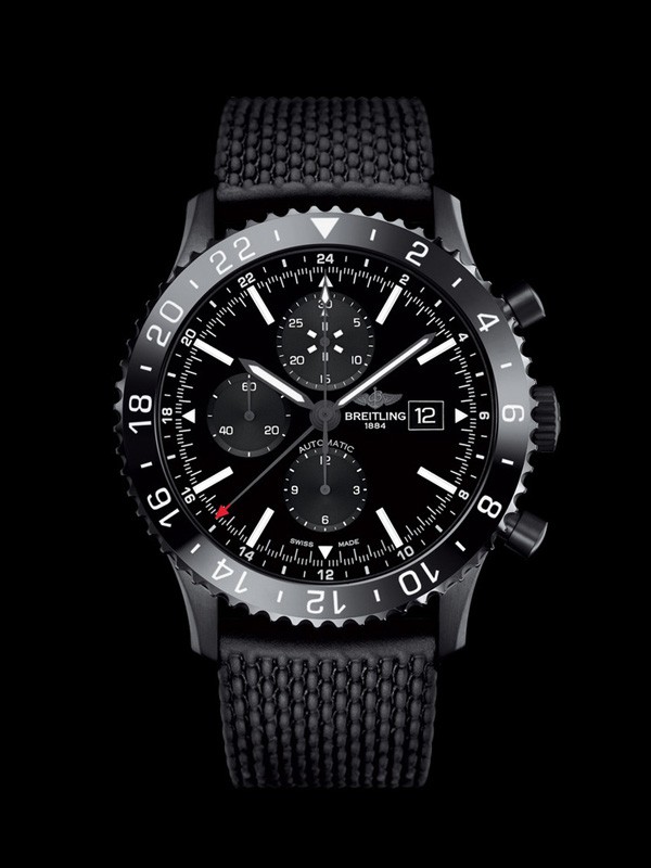 Breitling百年灵推出全航空飞行计时黑钢腕表 再启崭新航程(图3)