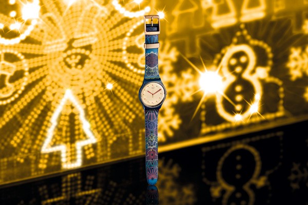 2015圣诞季Swatch(斯沃琪)推出带有梦幻色彩的特别款腕表(图1)
