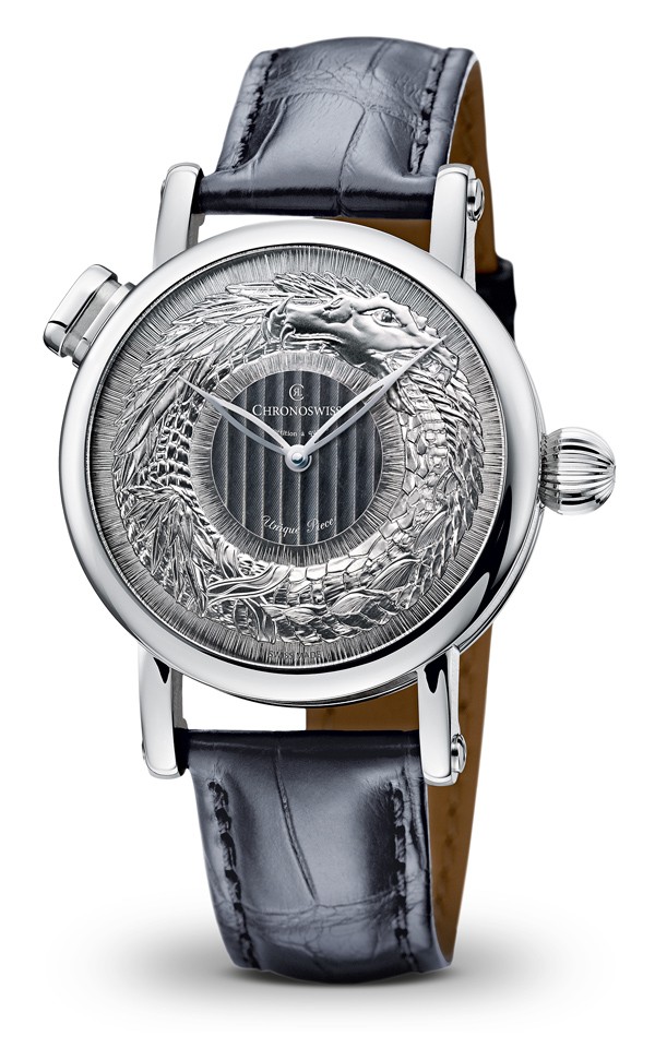 Chronoswiss瑞宝表以神兽造型装饰腕表，记录时间轨迹(图2)