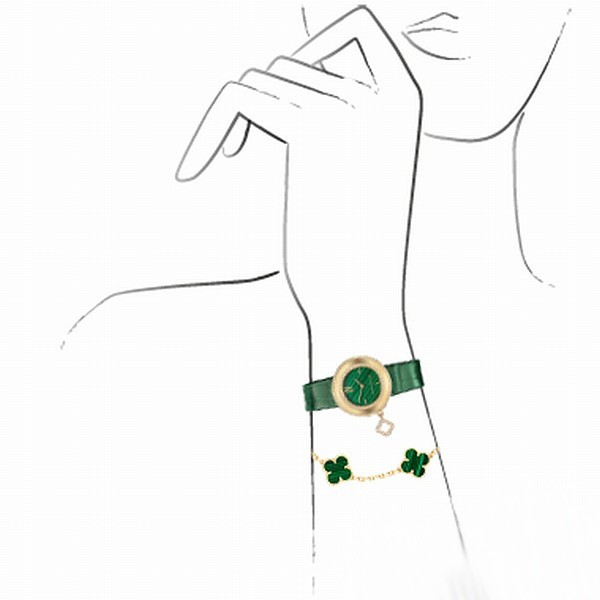 【图】梵克雅宝全新Charms系列换上孔雀石新装(图4)