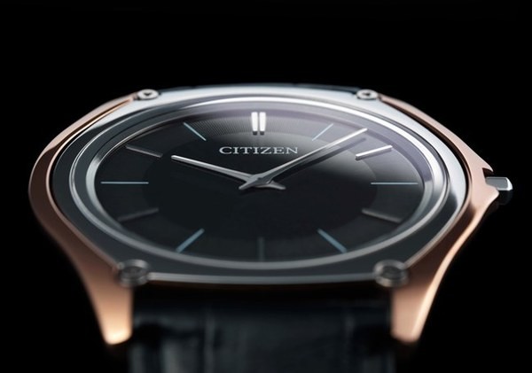 西铁城推出最薄的光动能纪念版腕表“Eco-Drive One”(图2)