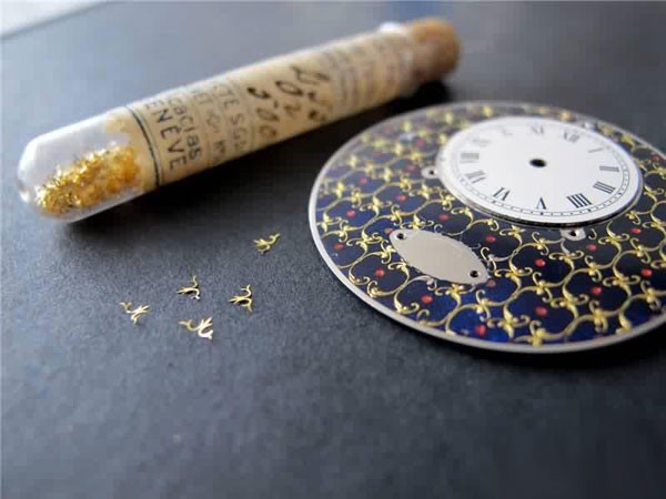 雅克德罗：金箔雕花珐琅时分小针盘Only Watch腕表(图1)