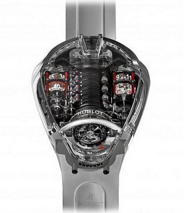 法拉利化身宇舶MP-05 LaFerrari 50日动力储存陀飞轮蓝宝石腕表(图3)