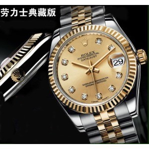 劳力士典藏版间金自动机械表 精确性能的优异新工艺(图2)