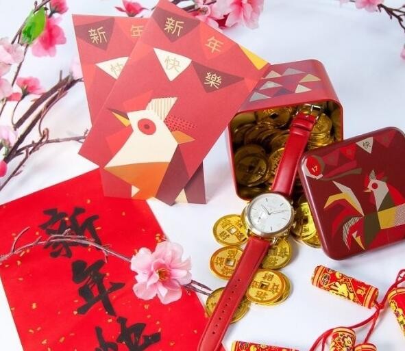 Fossil推出红色系列腕表 喜迎2017新年(图1)