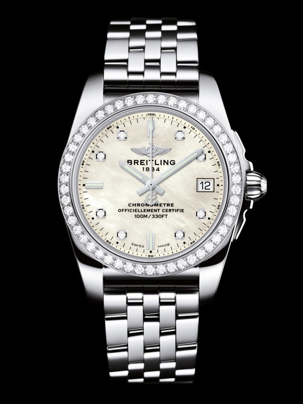 Breitling 百年灵银河系列全新36丽致版腕表，尽显女性优雅风格(图7)