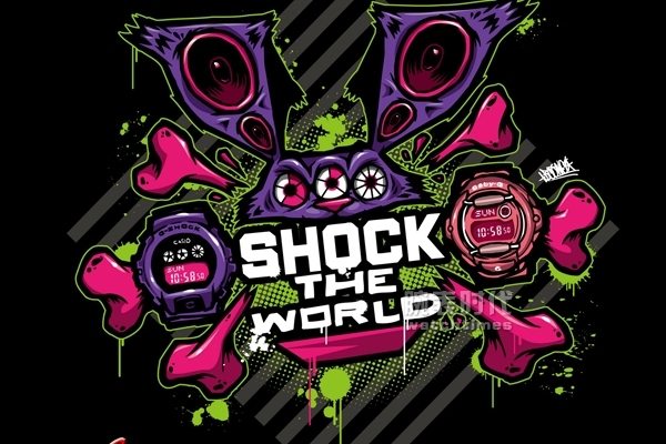 千元城市运动风 卡西欧G-SHOCK GA-500系列腕表(图1)