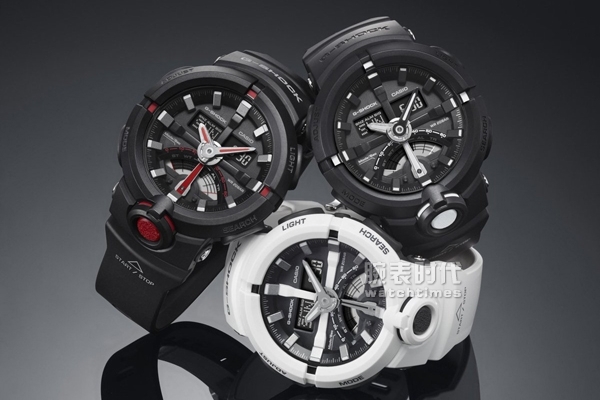千元城市运动风 卡西欧G-SHOCK GA-500系列腕表(图8)