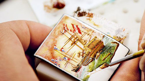 腕表上的冰与火之歌：大明火珐琅工艺腕表(图1)