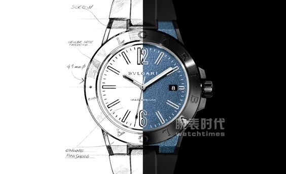 动感的色彩：宝格丽Diagono Magnesium系列新品计时腕表(图1)