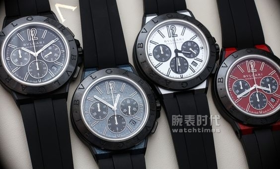 动感的色彩：宝格丽Diagono Magnesium系列新品计时腕表(图2)